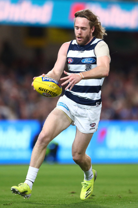 Cameron Guthrie started 2022 rather quietly but he has peeled off four fantasy tons across the last five matches, including a season best last week against the Giants. The Geelong midfield has has a poor start overall, dropping from elite levels to also-rans at times, losing the contested possession count in some important losses. Losing Patrick Dangerfield to his persistent soft tissue problems leading into the byes won't help, and more responsibility will fall on the shoulders of Cuthrie. He is good enough to carry the Cats and some fantasy sides.