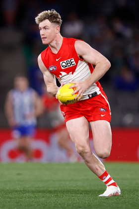 Chad Warner was a point of difference pick in this year's fantasy pre-season to take the final step after a huge 2022 to become an every-week starting fantasy premium. Sydney as a whole have not shown much signs of a post-October hangover from their deep finals run but Warner has started slowly. Perhaps it is the advent of Errol Gulden into the midfield group that has taken some of his inside-outside ball. Perhaps he will just take a while to wind up this campaign. Whatever the cause, his owners will be looking nervously towards a sideways trade.