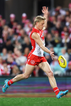 Isaac Heeney is arguably the most important player on the Sydney Swans list, despite a host of other high profile stars at the club including 1000-goalscorer Lance Franklin.