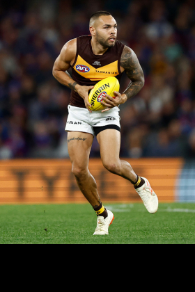 Jarman Impey is an antique heirloom of the previous regime at Hawthorn, one of a number of Port Adelaide alumni to join Alastair Clarkson for his silverware-laden run. Under new coach Sam Mitchell he and Chad Wingard are still best 22, but that may not last too long. For one thing, his best position is half back flank and the Hawks have way too many of those coming through who need blooding in the ones. He can also play half forward, but like Jason Johannisen it's not really his go. This should be his last contract at Waverley if the hierarchy are serious about rebuilding.