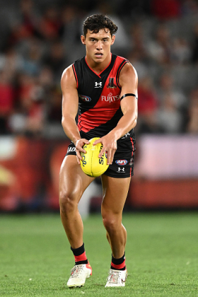 Jye Caldwell is not a fantasy premium player like his teammates Zach Merrett and Darcy Parish, and does nor normally come into calculations for fantasy coaches unless he is significantly underpriced or has a sudden role change, both of which happened in the short term earlier this season due to injury but has now subsides. Nevertheless, while Merrett and Parish are captaincy options against the lowly West Coast Eagles today, it tends to be B-graders who fill their boots in fixtures like this, and Caldwell's forward/mid mix could be highly lucrative in a blow out.