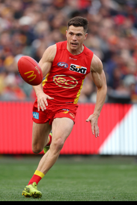 Ben Ainsworth is in a contract year in 2024, the most important one of a player's career in modern times as he hits the eight-year threshold for free agency. The club has a four-year deal on the table for him, but they also have a host of half forward flankers coming through to replace him over the next couple of years. Is it time for him to explore other options and chase success at a better club, like so many draftees at expansion clubs before him? A player in a contract year can sometimes be a fantasy goldmine as they try to add zeros to their bottom line. What is an Ains worth?