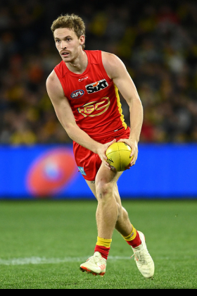 Noah Anderson is at the point of his career where he should have hit the peak of his powers, and be delivering on them every week. Gold Coast have just got a new coach after perhaps a bit too long sticking to the previous one, and there are still some very valid excuses as to why the Suns have not yet found a consistency to their output from round to round. Anderson is the sort of inside-outside accumulator who should get a mountain of footy against the lesser-rated Geelong engine room, but will he disappoint again like his side did in the recent Q Clash?