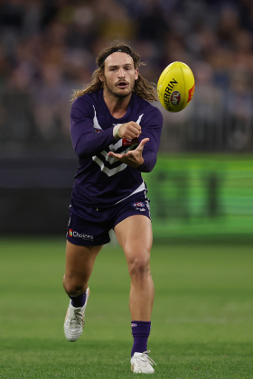 James Aish is an example of a player who gets close to no interest in fantasy, beyond deep draft leagues, but probably deserves more. His light has been outshone this season across the Fremantle backline by Luke Ryan and Jordan Clark, both of whom have vaulted into favouritism to finish as top six fantasy backs by the end of the season and both filled their boots last week in a big win in the sterile conditions under the roof at Docklands. The week before, however, Aish outscored Clark considerably as James Jordon laid a hard tag on the latter. Food for thought for tonight.