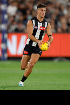 Nick Daicos is one of the leading contenders for the Brownlow Medal, not because he is part of the defending premiers but almost because they have struggled so much this year. The classic Charlie winner is a very good player in a team that is not playing at his high standard, and that has been the Magpies this season as injuries have savaged them as much as any club. Today he is probably going to cop a tag, something which he has often responded to in the past by moving out of the engine room, with mixed results. 