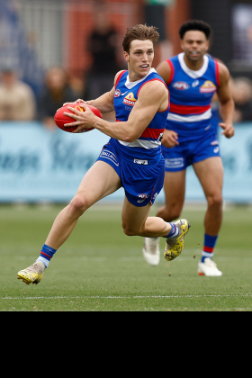 Harvey Gallagher has been a slow burn as a fantasy cash cow this year, not grabbing back page headlines or posting humongous scores on a weekly basis, but keeping his spot at the Bulldogs and even upgrading his role over the course of the season from half forward flanker to defensive inside midfielder. With the Dogs regaining Ed Richards from injury, Gallagher's share of centre bounce attendances may be about to plummet, making this an excellent time to cash in on his steady price accumulation over the bye periods. Sayonara Harvey, it was nice to own you.