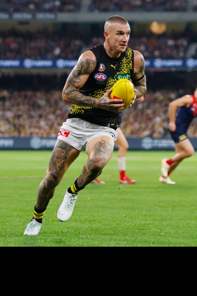 Dustin Martin has been one of the players of his generation, if not the greatest of them all. His talent is best expressed in a moment, and he gets one of those moments today in his 300th senior match. It has been several years since he was a serious threat for any honours as his ability to run a game out in midfield has drained away with age, but today he is a strong spot play in draft leagues as his teammates will want to set him up to wind the clock back for a milestone special. Hawthorn may have had some strong recent form; this is Dusty's day and he is usually not to be denied.