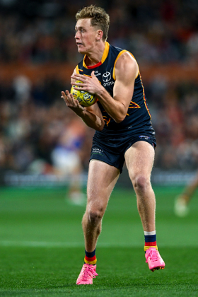 Brayden Cook has spent a few years in the Adelaide system trying to find a spot in the senior 22 to call his own. The recent absence of Taylor Walker through injury opened up a spot for a key forward, and Cook has had some success playing as third tall in attack in recent weeks. While he lacks the big body to help out in ruck like Riley Thilthorpe, whose seat he is nominally warming, his prospects of retaining his spot when Thilthorpe returns will only be strengthened if he keeps kicking bags. With James Borlase also trying out as a target forward, now is the time to stake a claim.