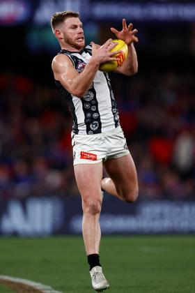 Taylor Adams moved from Collingwood to Sydney in part because he was frustrated with being shifted to a half forward flank, and wanted more rotations through the centre. He has joined the ladder-leading Swans at just the wrong moment if his goal was more centre bounce attendances, because the Bloods have three legitimate contenders for All-Australian guernseys and two for the Brownlow Medal. He does appear occasionally in the middle and certainly joins midfield from a flank, so it's not as if he is starved of leather-fondling opportunity. Plus.... maybe a premiership!