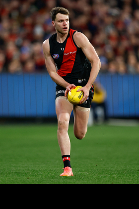 Jordan Ridley has historically been the sort of fantasy player who is highly dependent on the planets aligning around him to set up his best game, with his greatest returns when he doesn't have to pay much attention at all to a tall forward. In this he is much like James Sicily or Darcy Moore, and can be similarly devastating on the counter attack. Essendon is a team still trying to find its best 22 to deliver a long-awaited finals win, and the latest combination thrown up by coach Brad Scott features Ridley as a traditional centre half back. Can he score and defend as well?