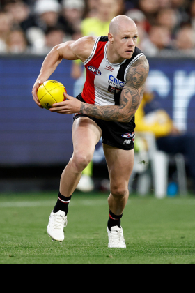 Zak Jones has come back into the St Kilda side after a long injury layoff to find the club firmly settled in mid-table mediocrity, a position that it surely did not expect to find when it regained the services of Ross Lyon several years ago. The list Lyon inherited got them to finals last year but 2024 has been a very different matter, and the writing is on the wall that it is time to find the next generation of midfielders. He spent time earlier in his career on a half back flank, so maybe he could aim at that to secure a best 22 spot in his twilight.
