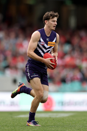 Sam Sturt is a goalkicking half forward flanker, a role that every team needs but whose roleplayers can always be accused of being weathervanes rather than engineers of success. The old joke is that you get three chances in this role, if you kick two you've had a good day, if it's only one it's bad. With Fremantle a legitimate top four chance in 2024 and the competition so even across 12 or 13 teams, there may very well be a moment when Sturt's calmness and resolve under pressure will be the difference in a tight contest. Or... otherwise. Such is his lot.