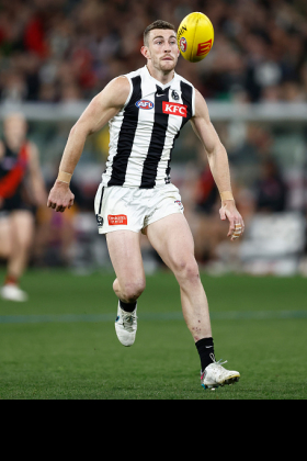 Daniel McStay has returned to the Collingwood senior side after a long injury layoff at a time when his club were in desperate need of fit blokes of six feet or over. His best role is as a third tall forward, the Leigh Brown of his day who makes his teammates better by halving contests and competing at ground level to release the footy to better users. He is not best suited to being the focal point of an attack, let alone a giraffe among a fleet of mosquitoes. The wheels have just about fallen off the Magpies this year, and the best McStay can do is keep the plates spinning.