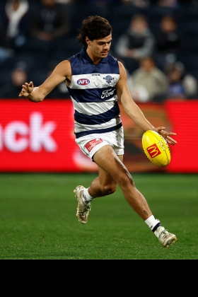 Lawson Humphries has come into the Geelong seniors as the club is on the cusp of dropping off the cliff, albeit they are still in top four contention. Then again, so were Hawthorn in the two seasons following their threepeat not that long ago, only to go out in straight sets in both finals series. With Mitch Duncan on his last legs, Zach Tuohy with one foot in the footy grave and Max Holmes needed in midfield, there is ample opportunity for Humphries to cement a spot on a half back flank for the hooped affair, and so far he has grasped it with both hands. He should be in plans for 2025 fantasy.