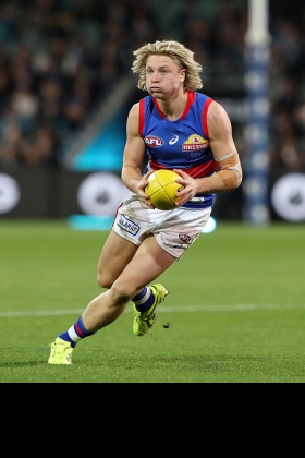 Cody Weightman has not had anywhere near an All-Australian kind of year, and he's too old for Rising Star, plus an early injury curtailed his preparation. He comes to the finals off the back of a middling campaign, but with the weather turning sour tonight it might be he who becomes the matchwinner while all the focus is on the Bulldogs' emerging young talls. He will get Blake Hardwick sitting on him tonight, unless the Hawks get in scoreboard trouble and have to swing Dimma forward. He looms as the X-factor in a tight tussle between two in-form sides.