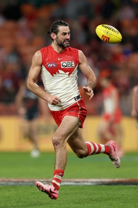 Brodie Grundy has been the unheralded part of the Sydney midfield's rise to dominance in 2024, coming across from a cursed stint at Melbourne to lead the Swans all the way to a Grand Final. His personal contribution has been anonymous to the point of surreptitious, with the stats showing he was well beaten by Jordan Swift last week and merely broke even with B-grader Kieren Briggs in the qualifying final. That is a darn sight better than what John Longmire was getting out of his ruck division before Grundy arrived, nonetheless, and he shapes as a matchwinner today.