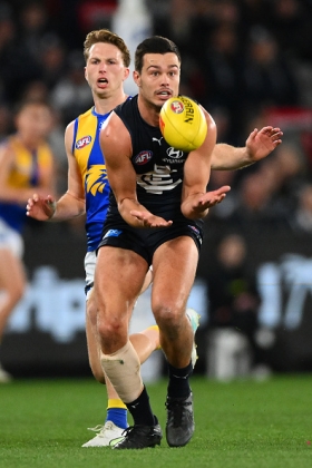 Jack Silvagni has been one of the less lucky players in the AFL, coming off an entire year lost in 2024 but returning to a Carlton team which needed height in defence. He has slotted into an intercepting role with ease, showing his class. Perhaps it is because Michael Voss decided to move Mitch McGovern up to more of a stopping role, but Silvagni is getting the third-best key forward as an opponent and enjoying it greatly. McGovern had a mare last week, however, so this situation may still be somewhat fluid as the roles get set in Voss's mind.