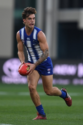 Jy Simpkin is captain of North Melbourne, a club that has spent a long time in the cellar of the AFL and did not show many signs last week of dragging itself into the light of premiership relevance. His personal contribution as a forward-turned-inside-midfielder has been exemplary, but will he be there the next time the Kangaroos bound into finals? Perhaps he is a transitional leader, who may not get a Shane Crawford style silverware-tinged fairytale ending to a productive career. Not everyone is that lucky, and Simpkin's task is gargantuan.